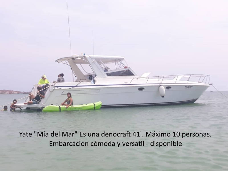 Mía del mar - Es una denocraft 41' .maxi 10 perso.embarcacion comoda y versatil .disponible